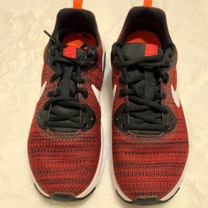 Boys Nike Air athletic shoes.